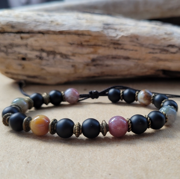 Earth Art hand crafted artisan Other - Handmade beaded Bracelet For Men